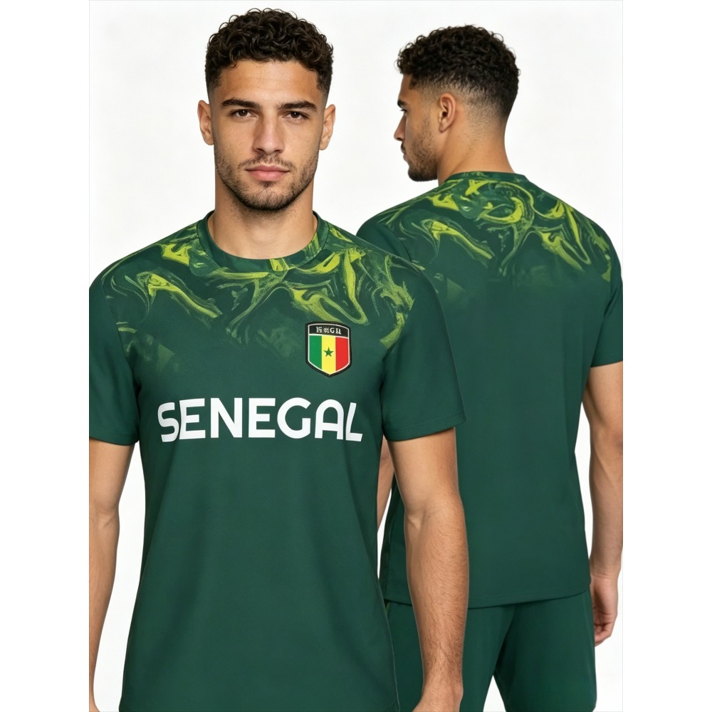 Men'S Fashion Trends - 2026 New Summer Senegal Flag Graphic