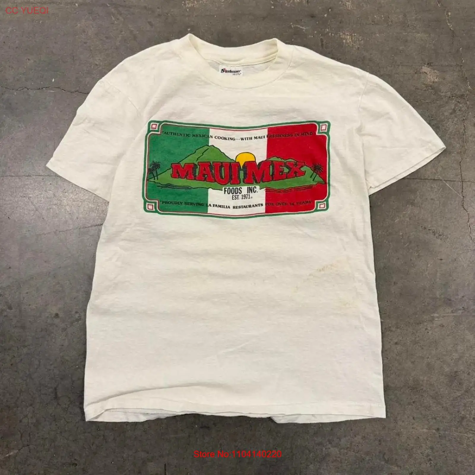 Mens Fashion In The 80S - Vintage 80s Maui Mexico Hawaii T