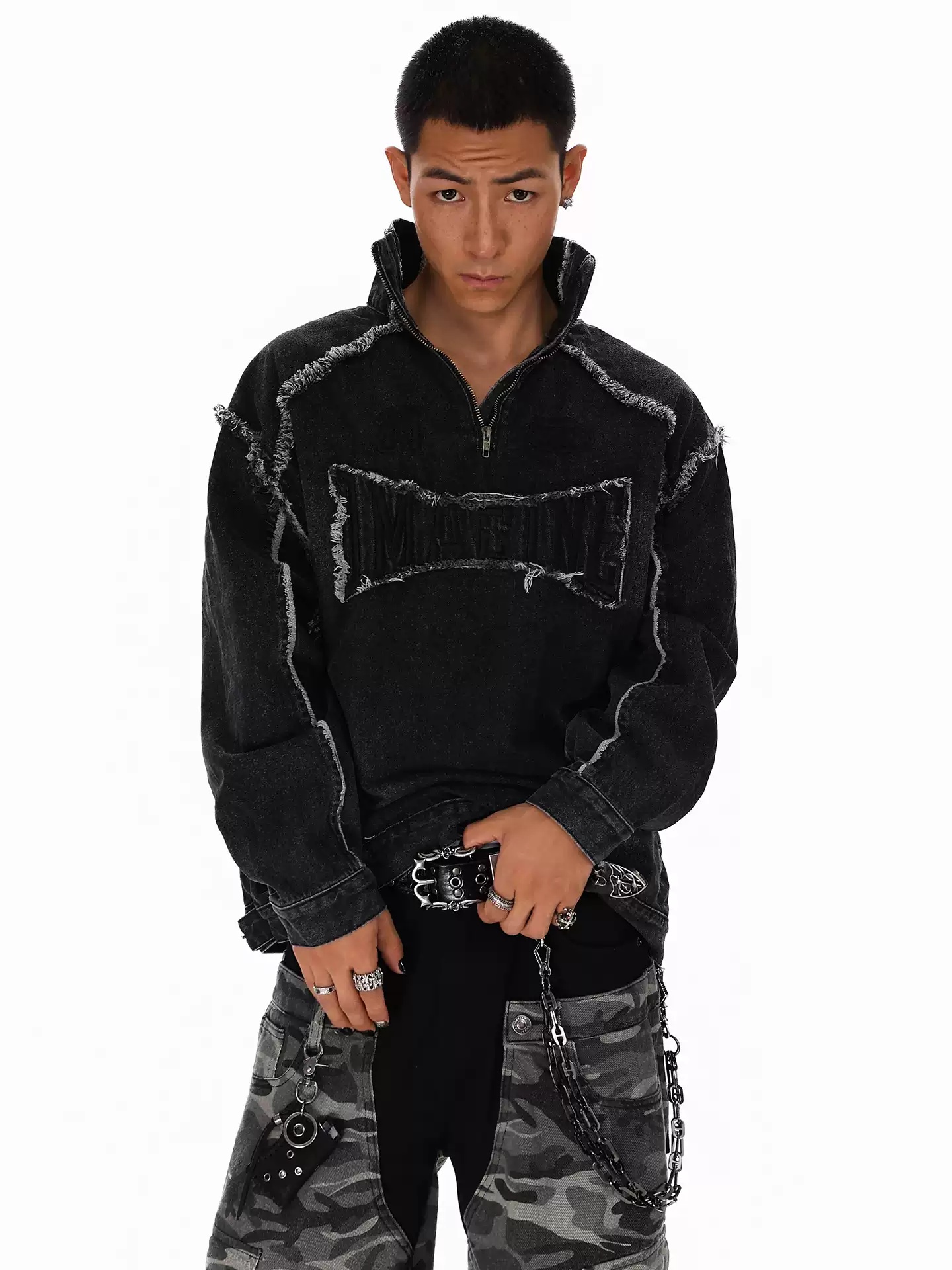 Men'S Tops Fashion - American Style High Street Splicing For