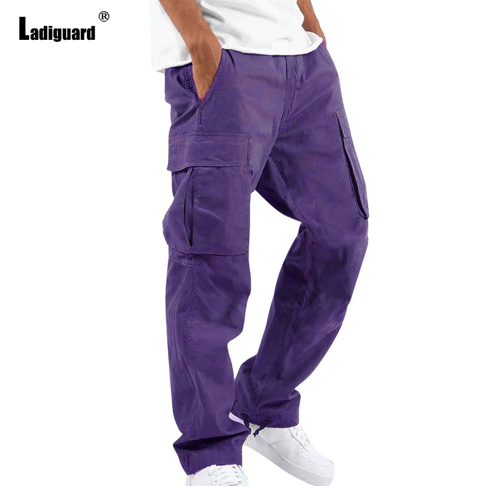 Men'S Fashion Xxl - Plus Size 5xl Mens Multi-Pockets Trouser