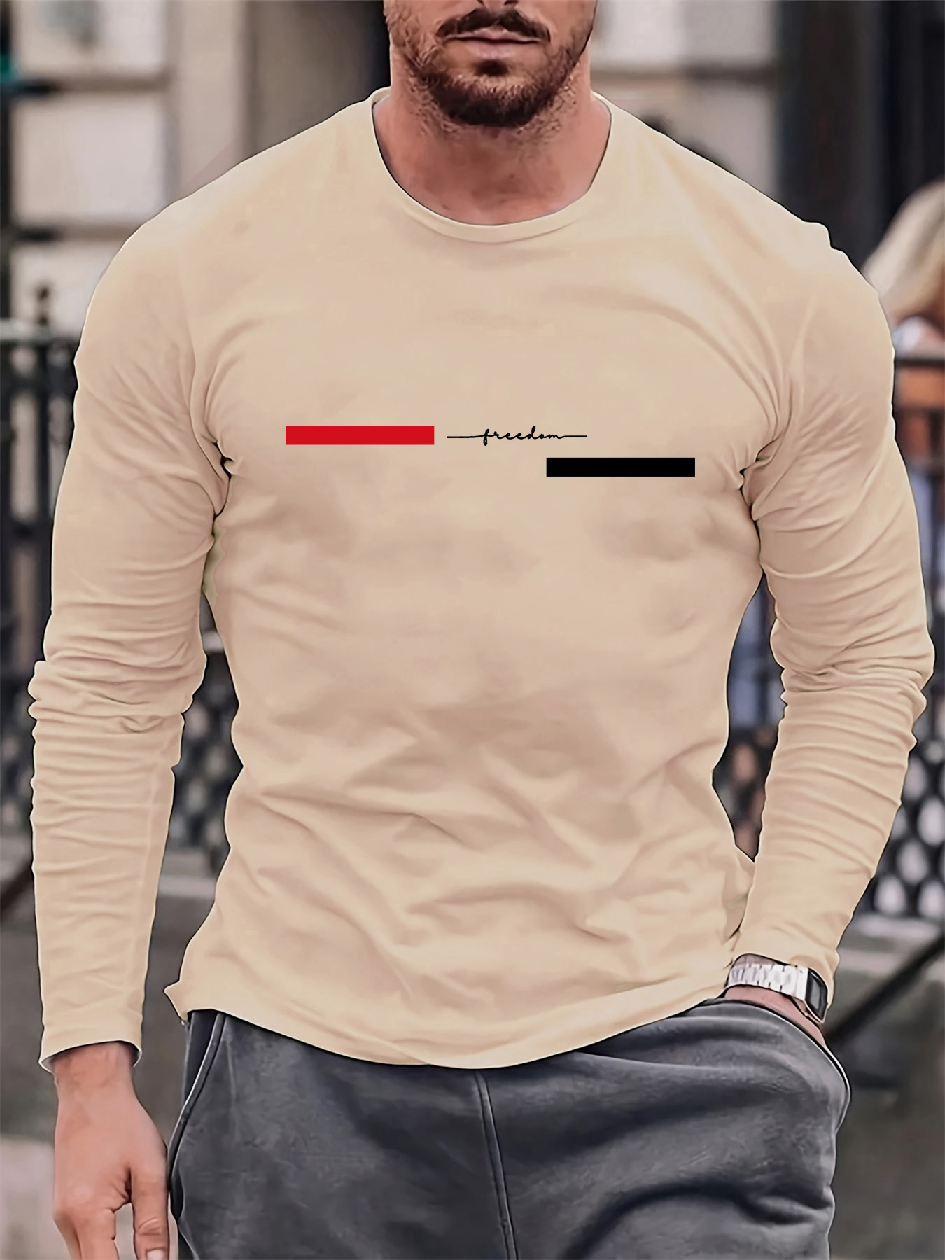 100% pure cotton men's long sl - Men'S Fashion Trends avis et prix