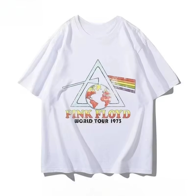 Pink Floyd Graphic Print T-Shi - Men'S Fashion Pink Shirt avis et prix