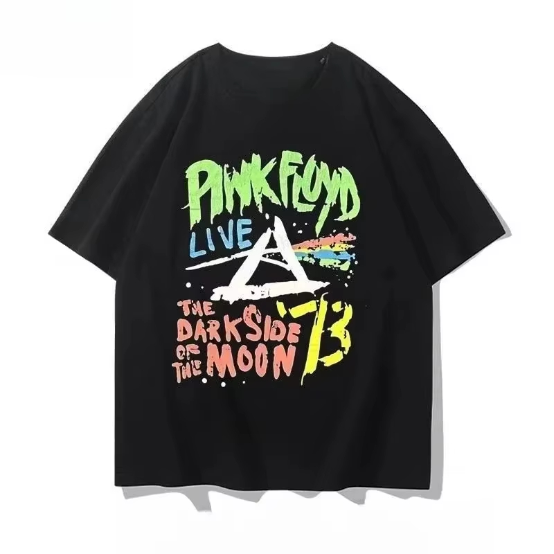 Pink Floyd Graphic Print T-Shi - Men'S Fashion Pink Shirt avis et prix