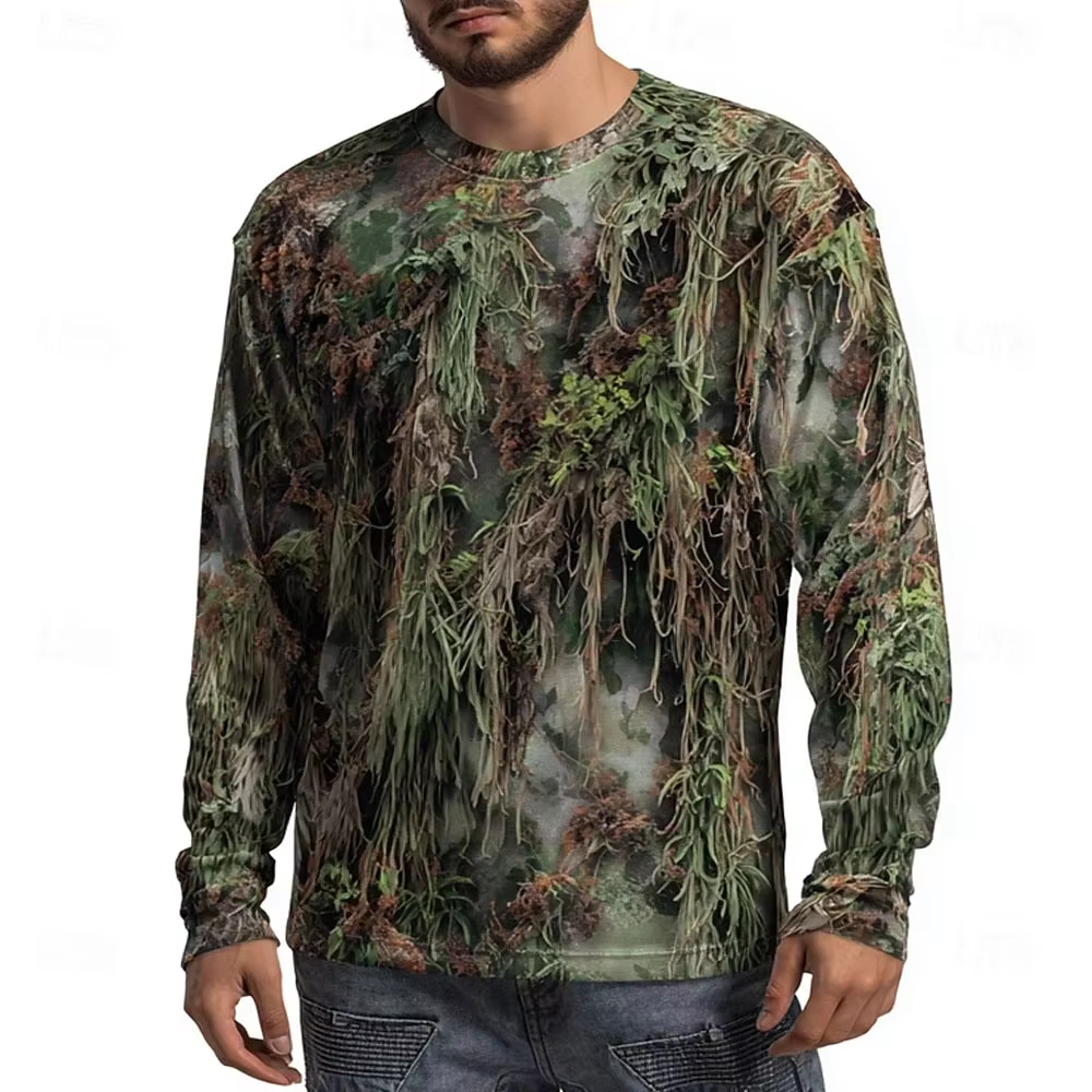 Men's Camo Animal Print Long S - Mens Fashion Summer avis et prix