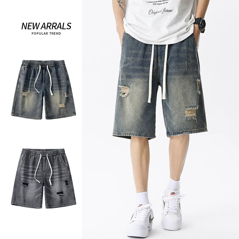 Summer Thin Denim Shorts Men's - Men'S Fashion Jeans avis et prix
