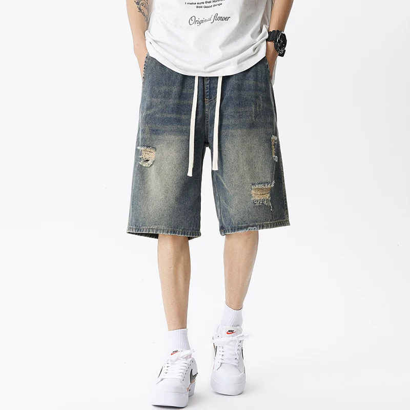 Summer Thin Denim Shorts Men's - Men'S Fashion Jeans avis et prix