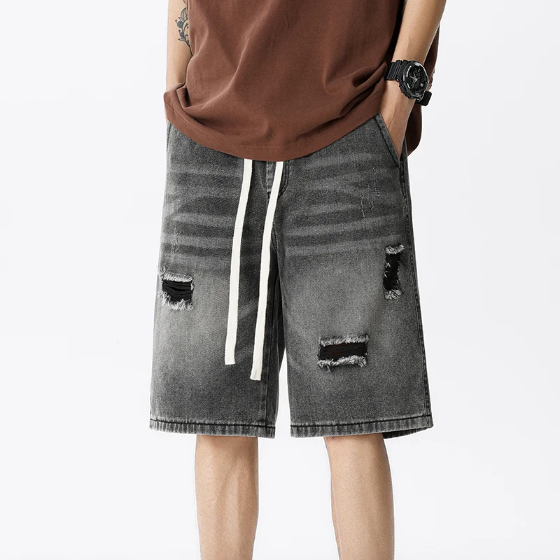 Summer Thin Denim Shorts Men's - Men'S Fashion Jeans avis et prix