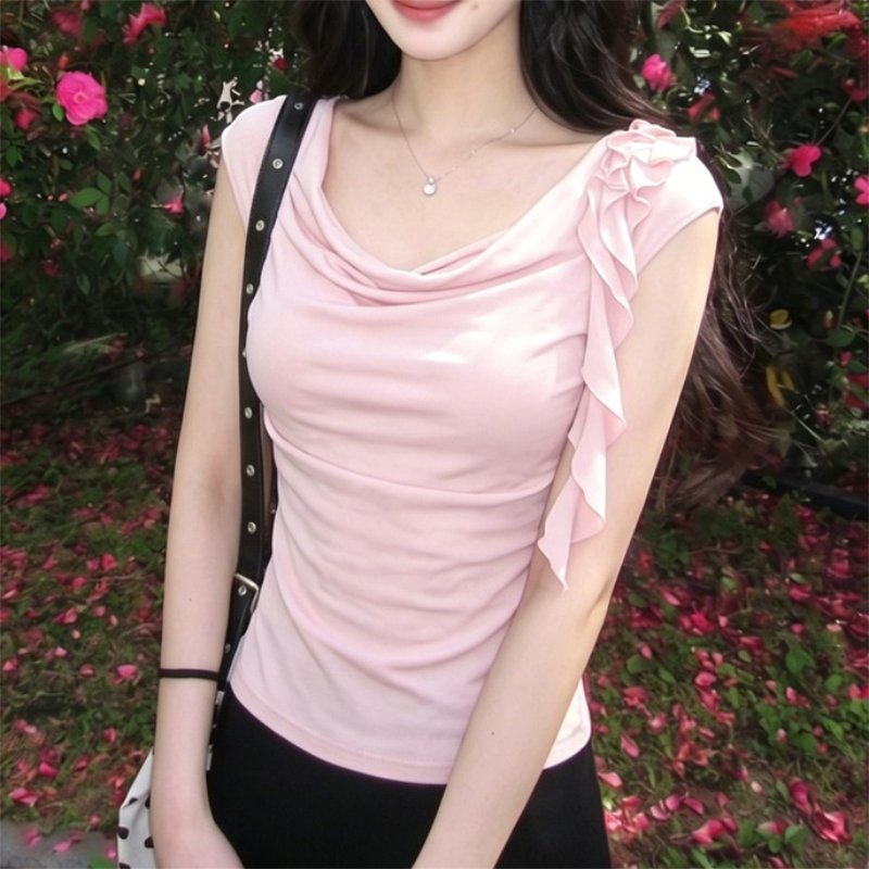 Solid Top Summer New Women Sho - Men'S Fashion Pink Shirt avis et prix