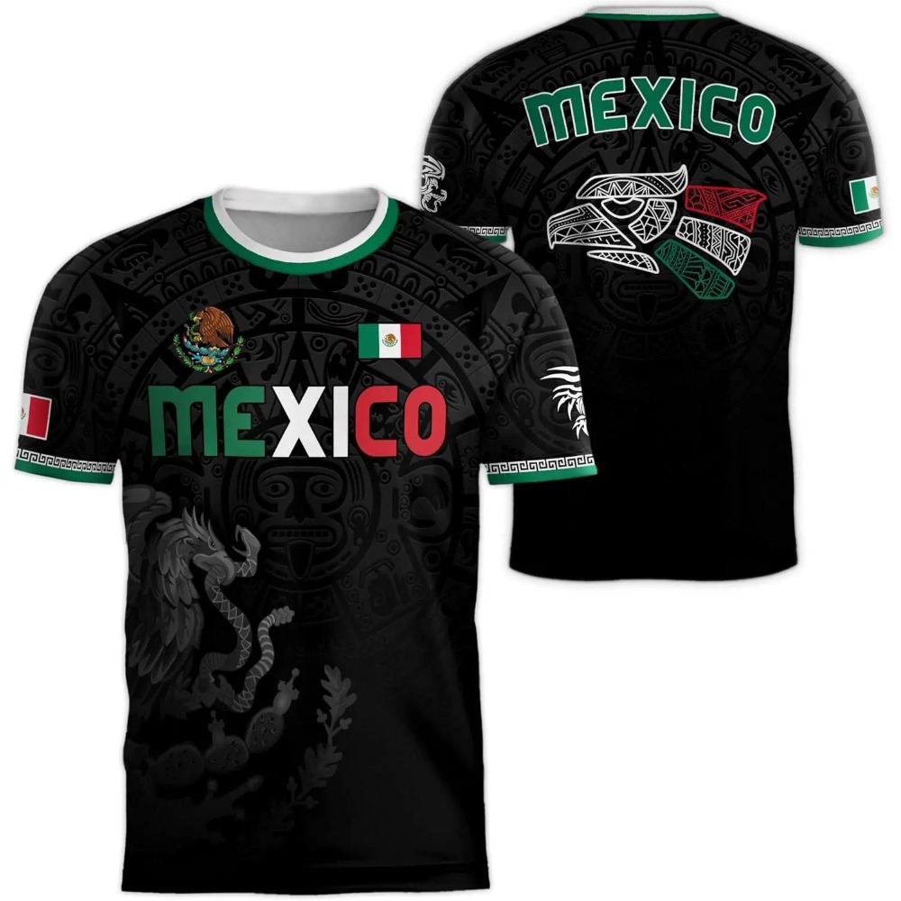 2026 Mexico National Flag Prin - Men'S Fashion Trends avis et prix