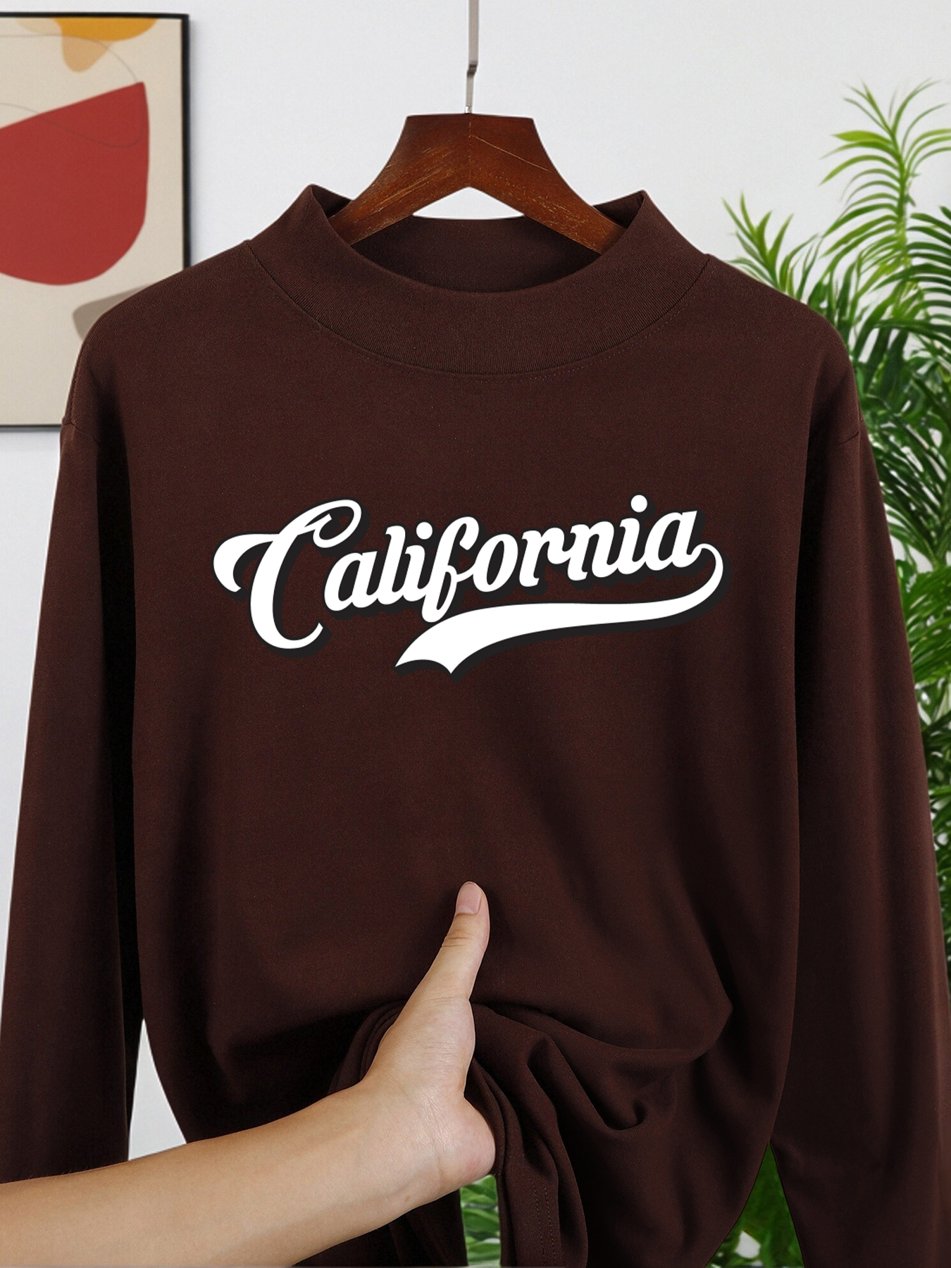 California Art Letter Printing - Men'S Tops Fashion avis et prix