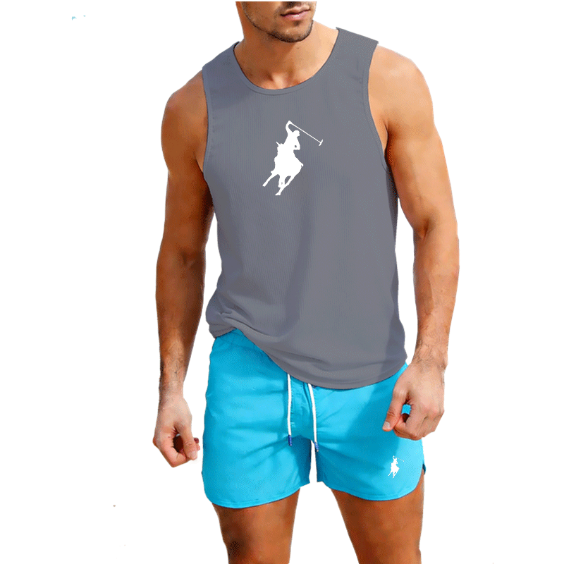 European Men Summer Vest and S - Mens Fashion Summer avis et prix