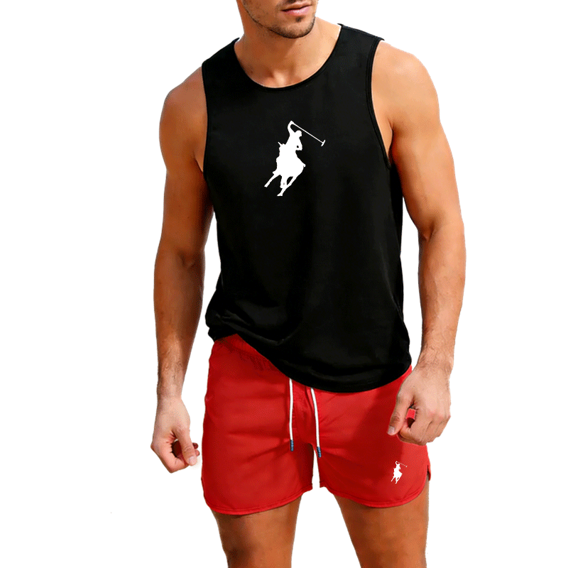 European Men Summer Vest and S - Mens Fashion Summer avis et prix