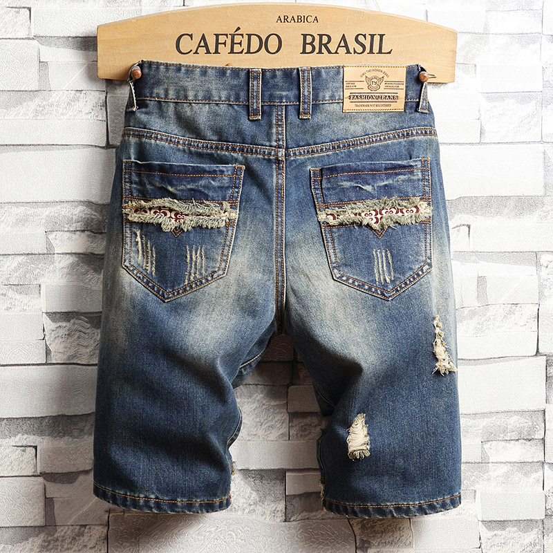 Ripped Hip-hop Denim Shorts Me - Men'S Fashion Jeans avis et prix