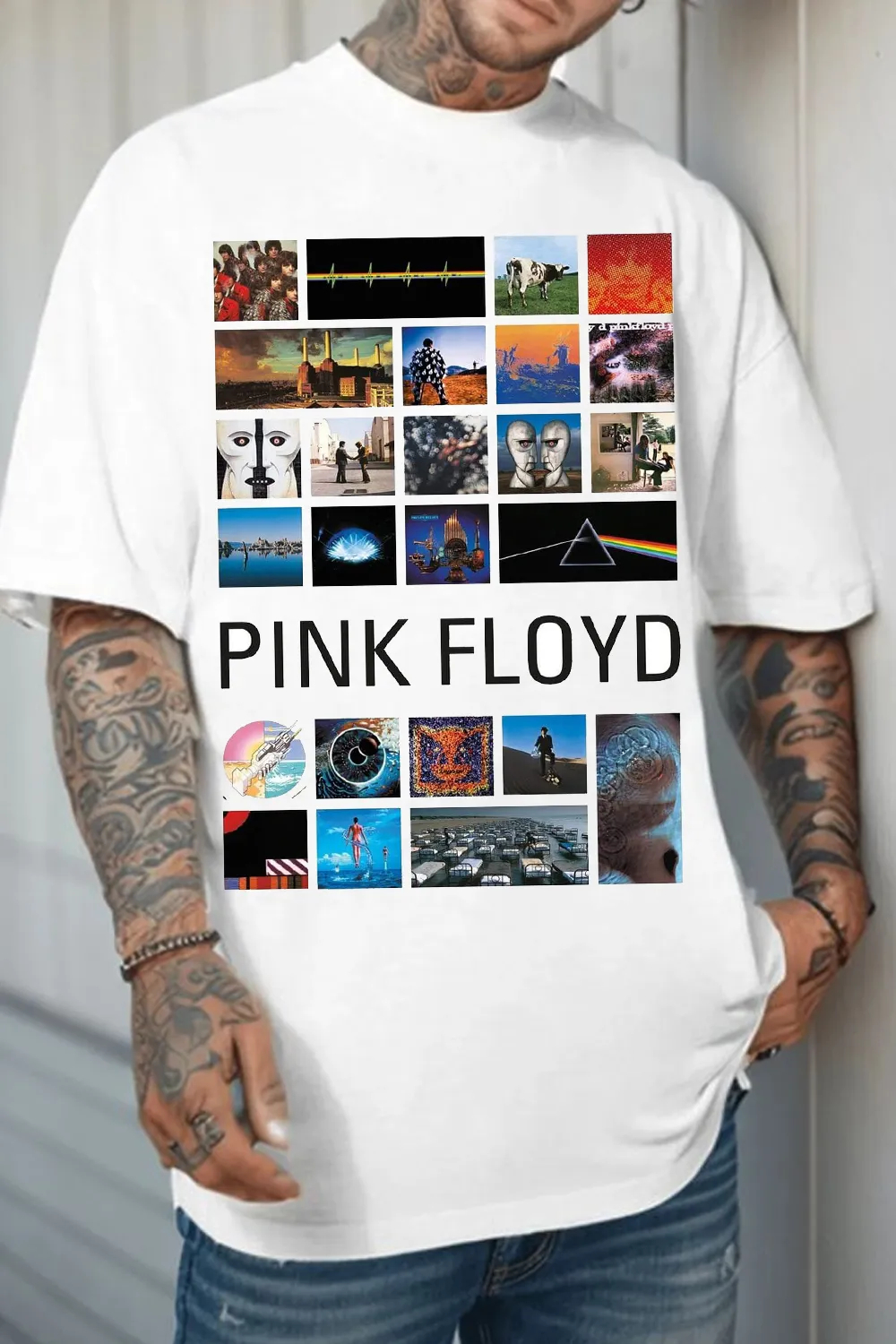 Fit Pink Floyd Graphic Cotton  - Men'S Fashion Pink Shirt avis et prix