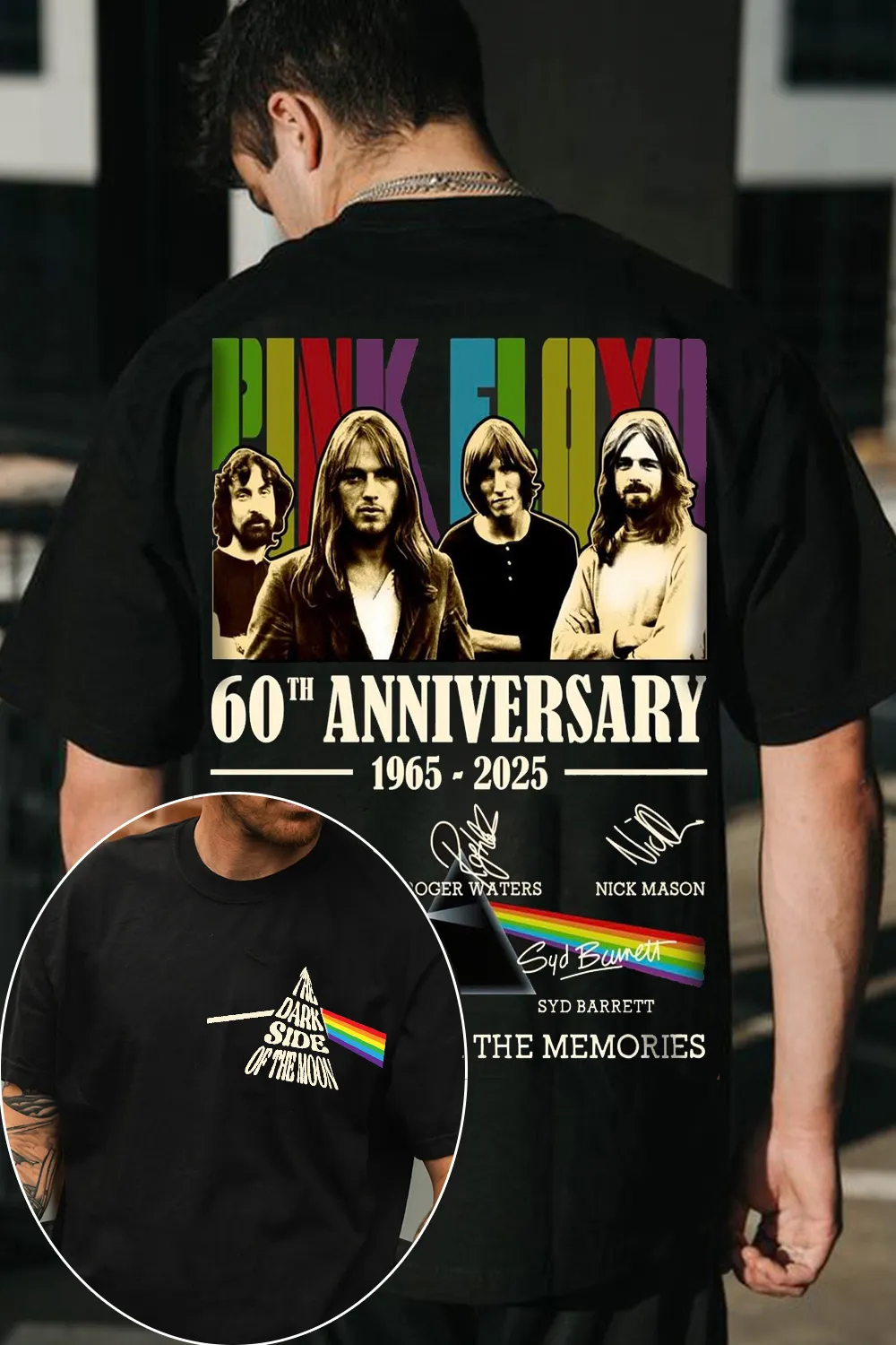 Fit Pink Floyd Graphic Cotton  - Men'S Fashion Pink Shirt avis et prix