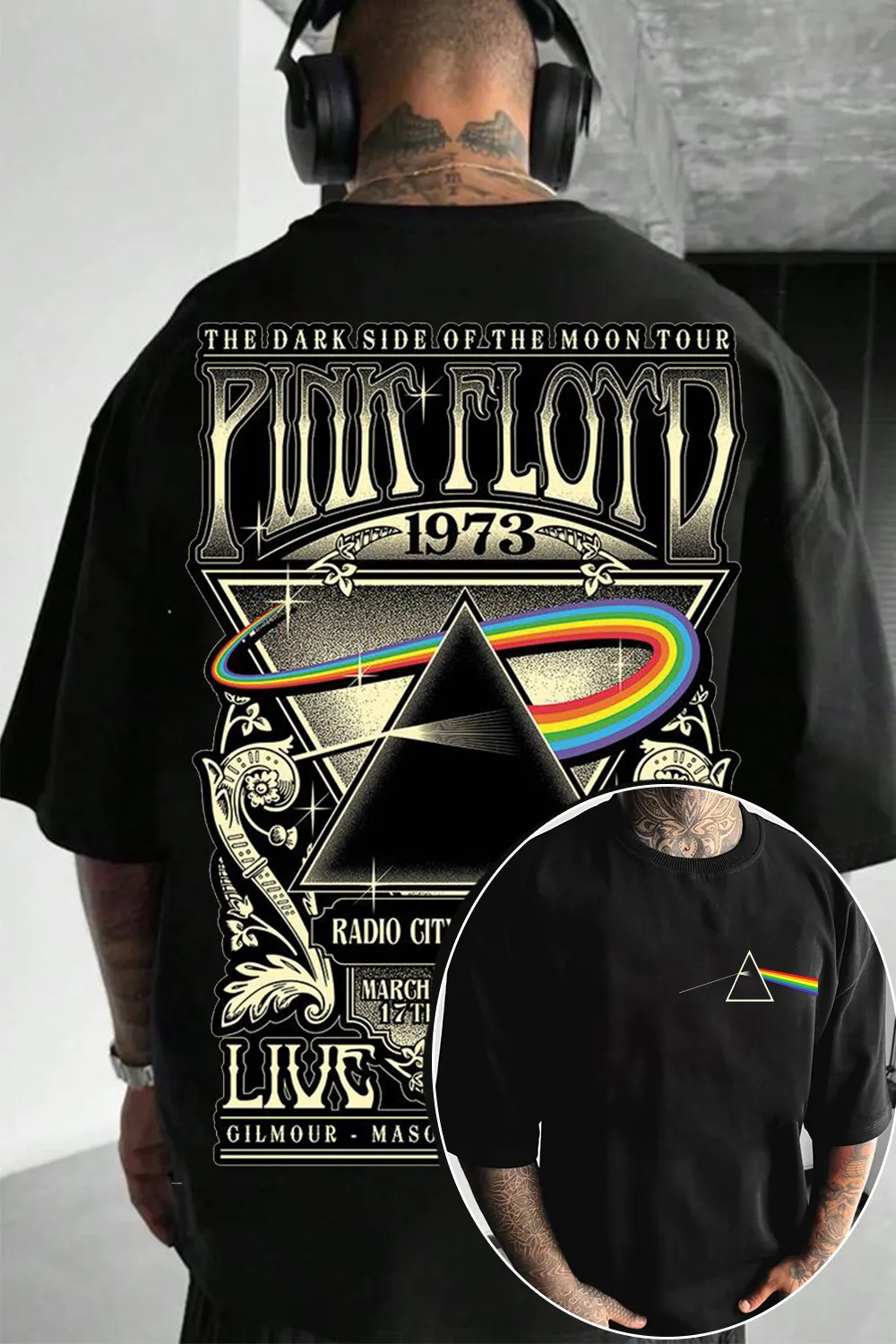 Fit Pink Floyd Graphic Cotton  - Men'S Fashion Pink Shirt avis et prix
