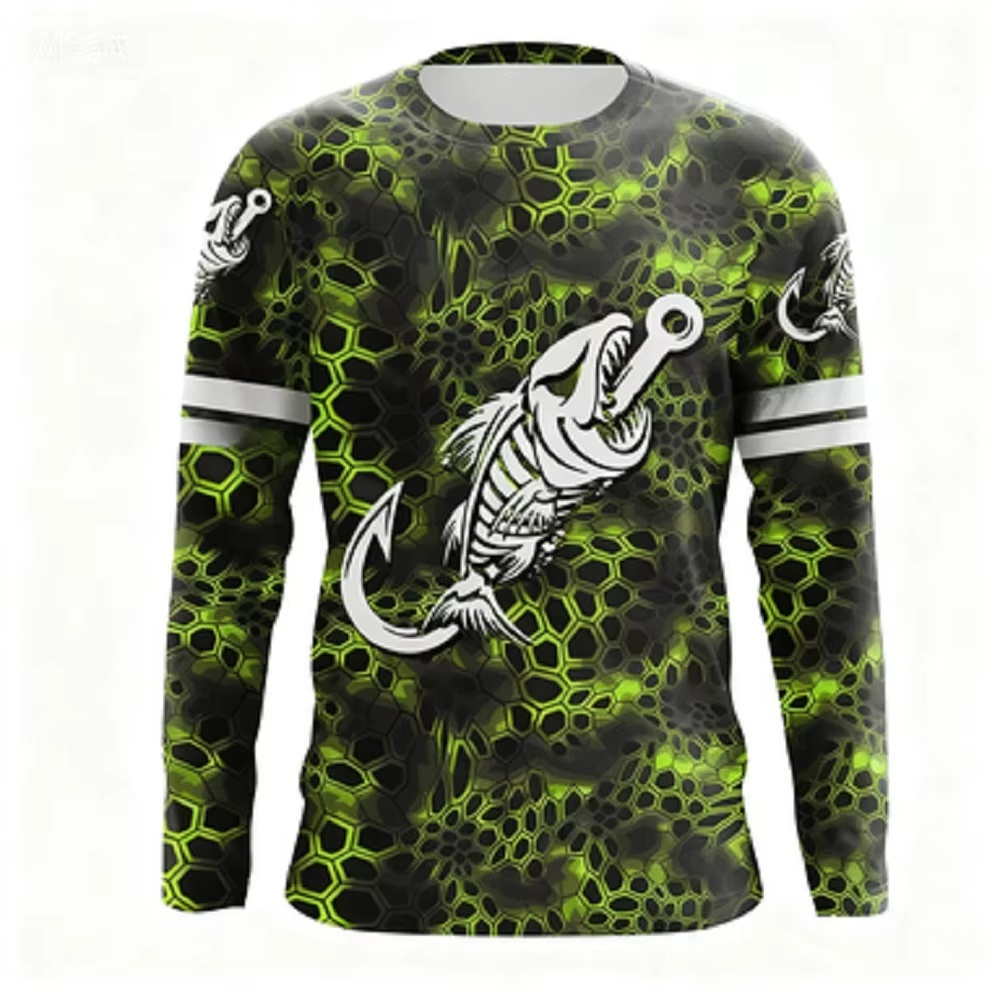 Fashionable Bass Pattern Crew  - Men'S Fashion Trends avis et prix