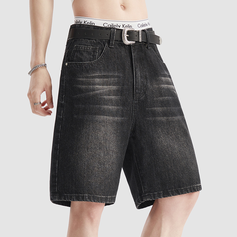 Summer Thin Black Denim Shorts - Men'S Fashion Jeans avis et prix