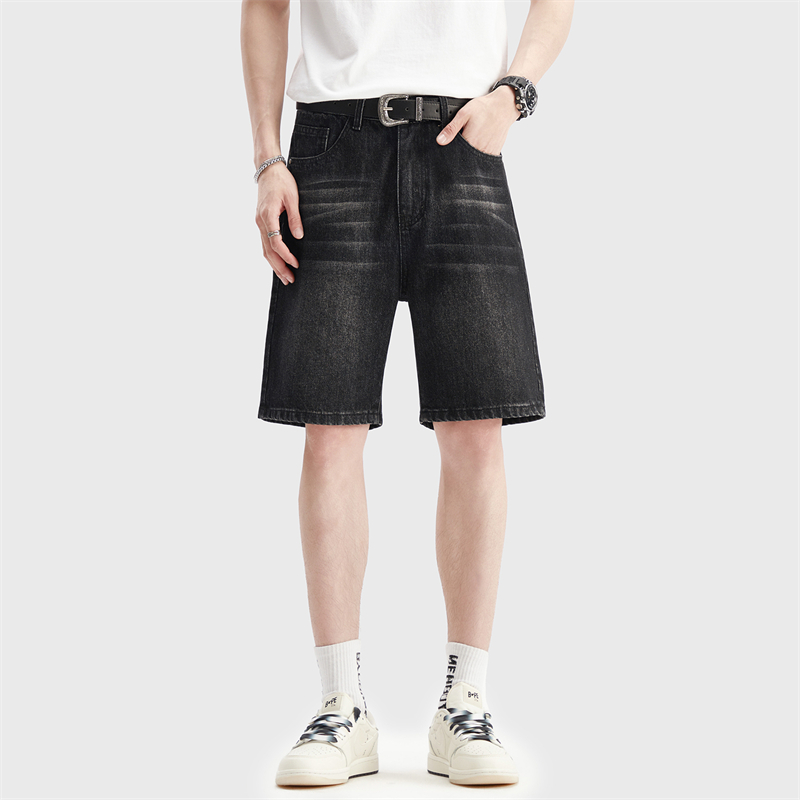 Summer Thin Black Denim Shorts - Men'S Fashion Jeans avis et prix