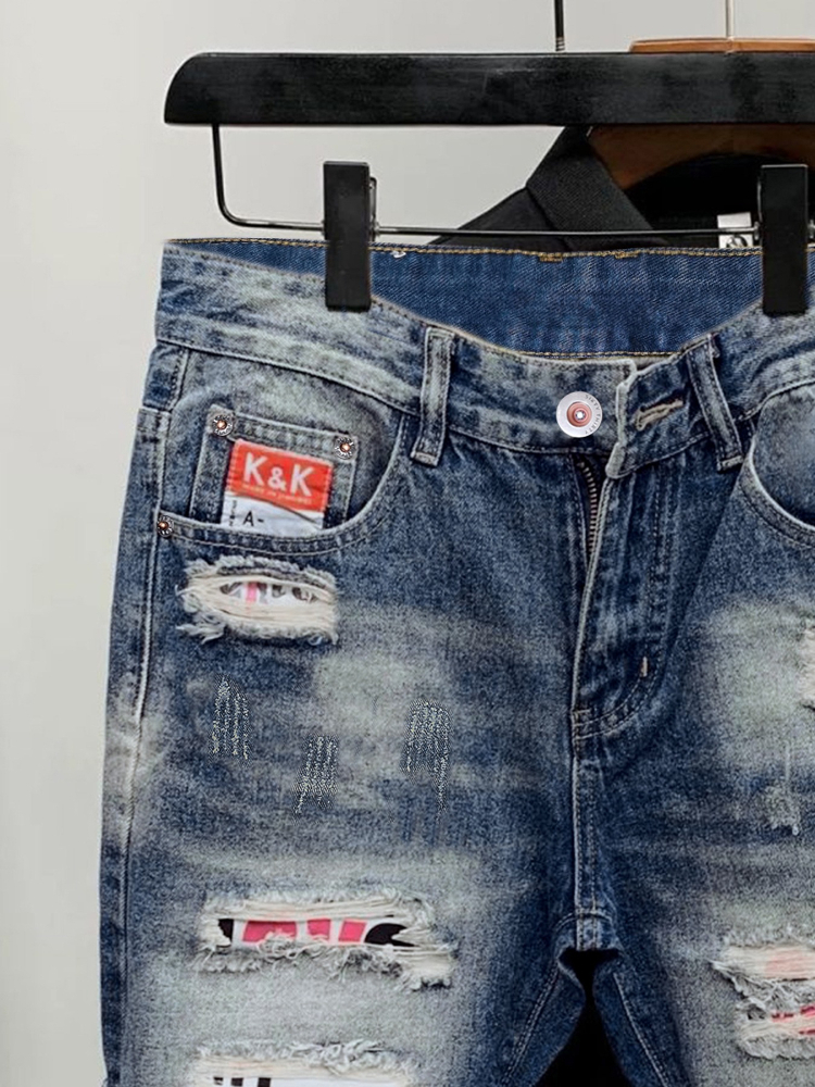 2026 Summer Ripped Straight Me - Men'S Fashion Jeans avis et prix