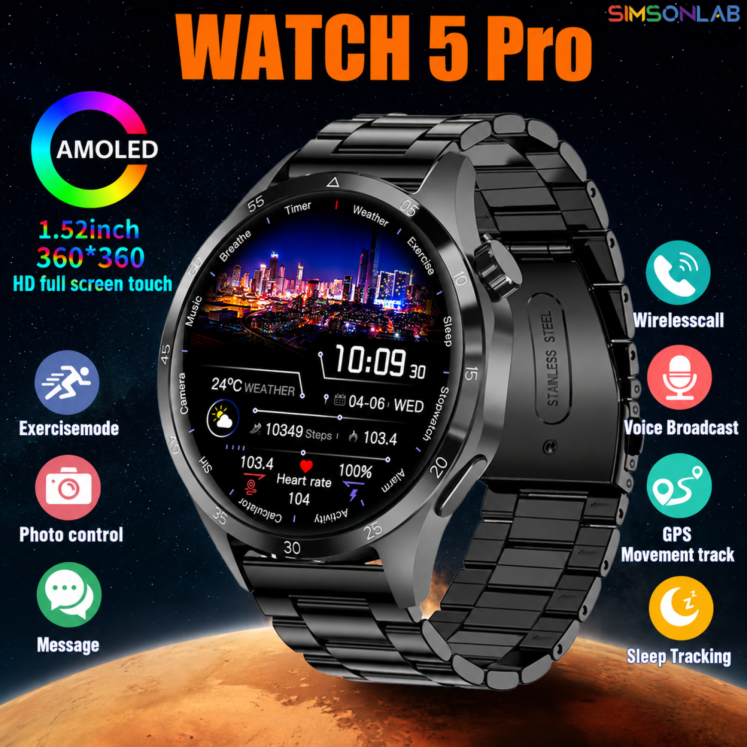2026 Watch 5 Pro GPS Track Com - Men'S Fashion Looks 2026 avis et prix