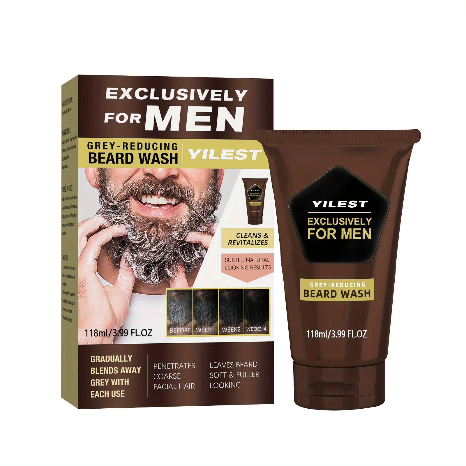1-3pcs Men's Beard Black Dye D - Men Fashion Hair Style avis et prix