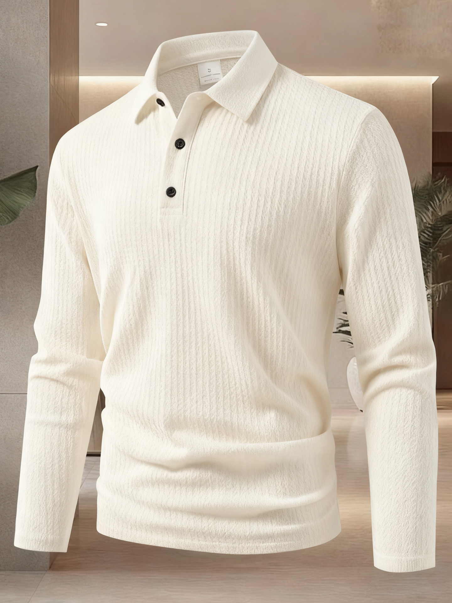 Men's summer-autumn long-sleev - Men'S Tops Fashion avis et prix