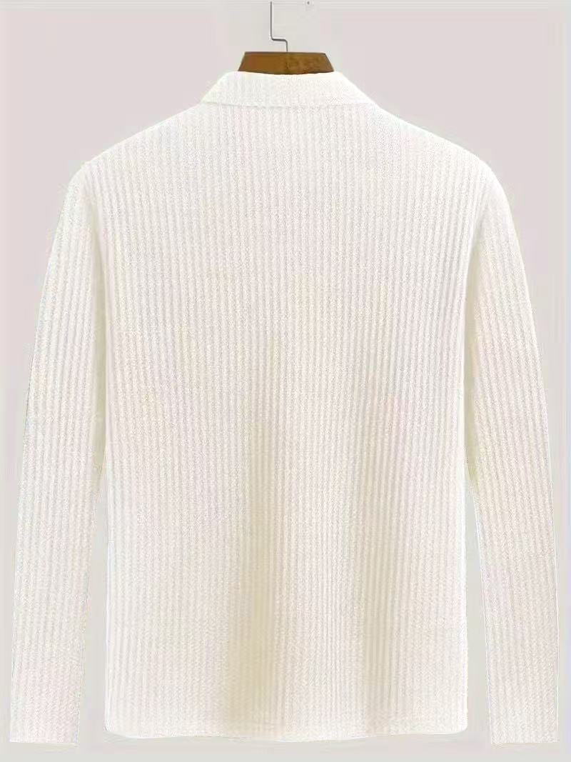 Men's summer-autumn long-sleev - Men'S Tops Fashion avis et prix
