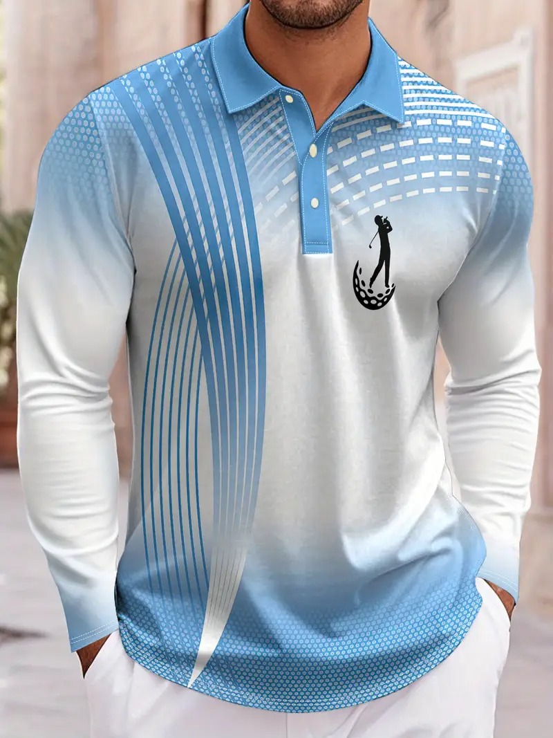 Fashion geometric pattern men' - Men'S Fashion Golf Clothing avis et prix