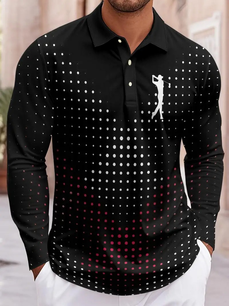 Fashion geometric pattern men' - Men'S Fashion Golf Clothing avis et prix