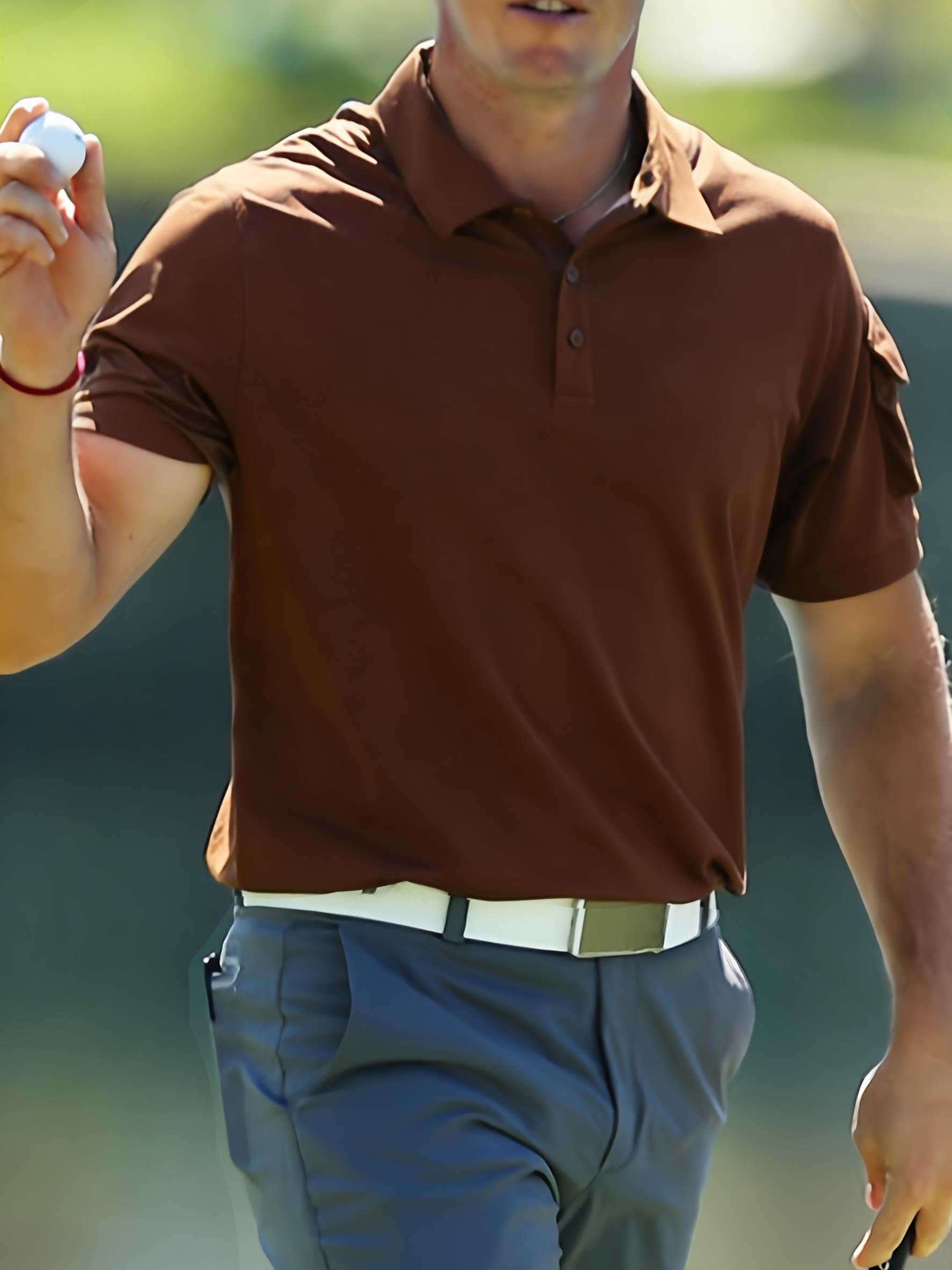 Revers Polo Shirt Men Soft Hig - Men'S Fashion Golf Clothing avis et prix