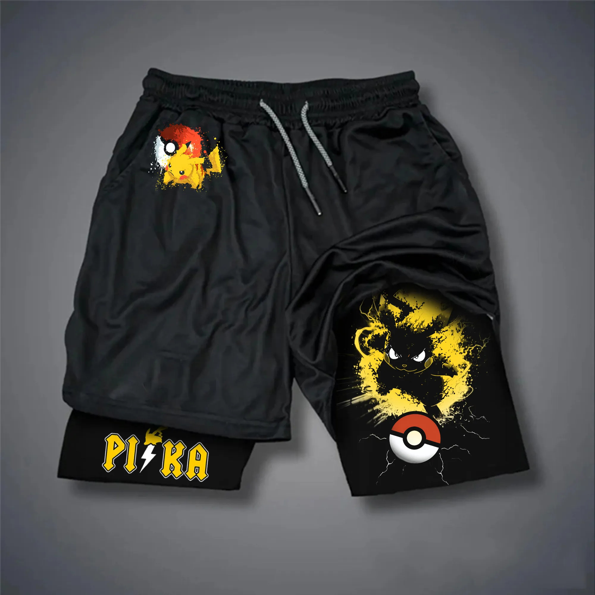 Pokemon Rayquaza Shorts Men Co - Men'S Fashion Pants 2025 avis et prix