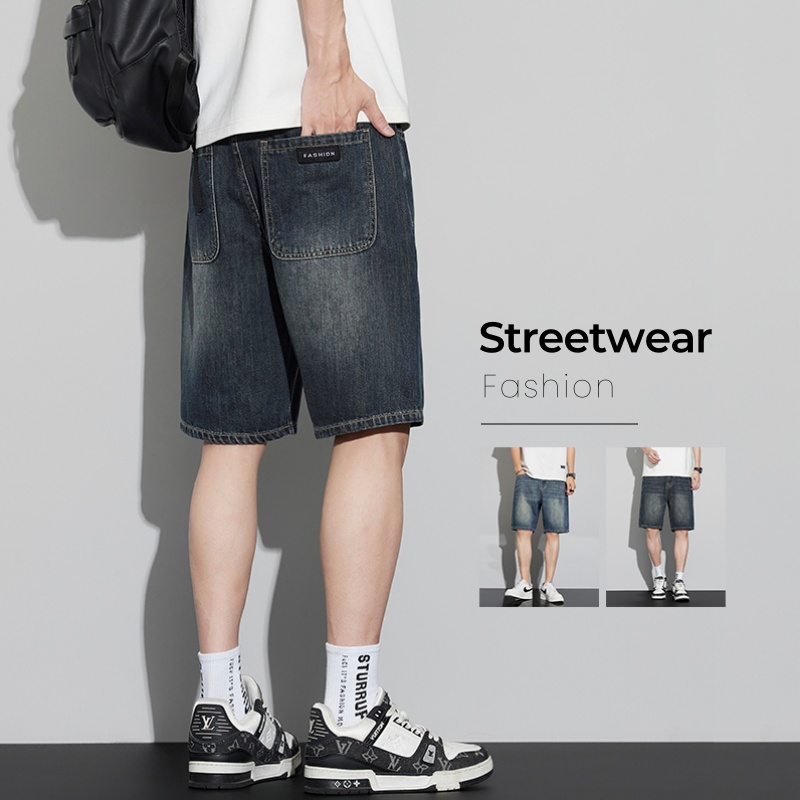 Men's Vintage Denim Shorts Sum - Men'S Fashion Jeans avis et prix