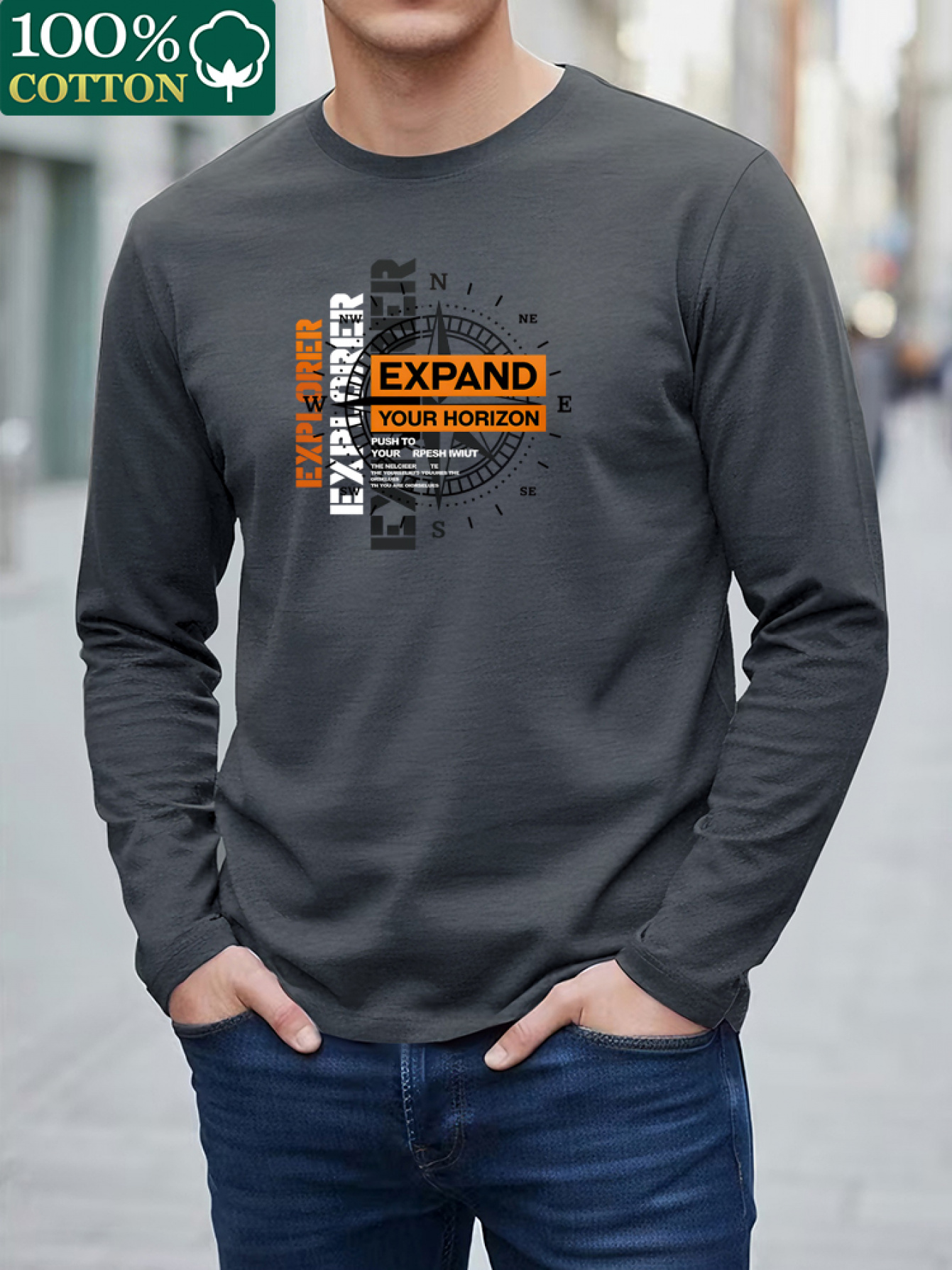 100% pure cotton men's long sl - Men'S Fashion Trends avis et prix