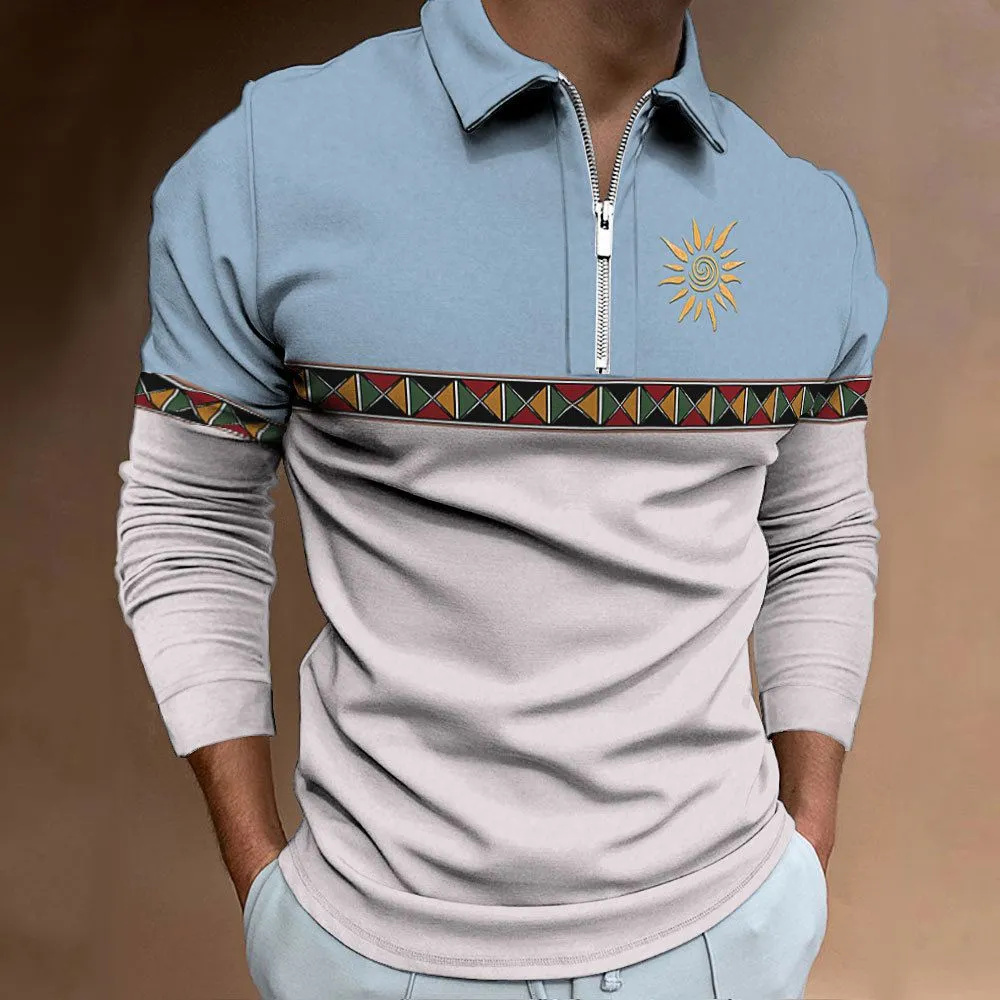 Mens Polo Shirts Retro Color B - Men'S Fashion Golf Clothing avis et prix