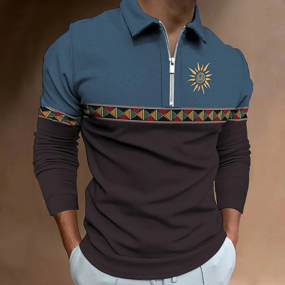 Mens Polo Shirts Retro Color B - Men'S Fashion Golf Clothing avis et prix