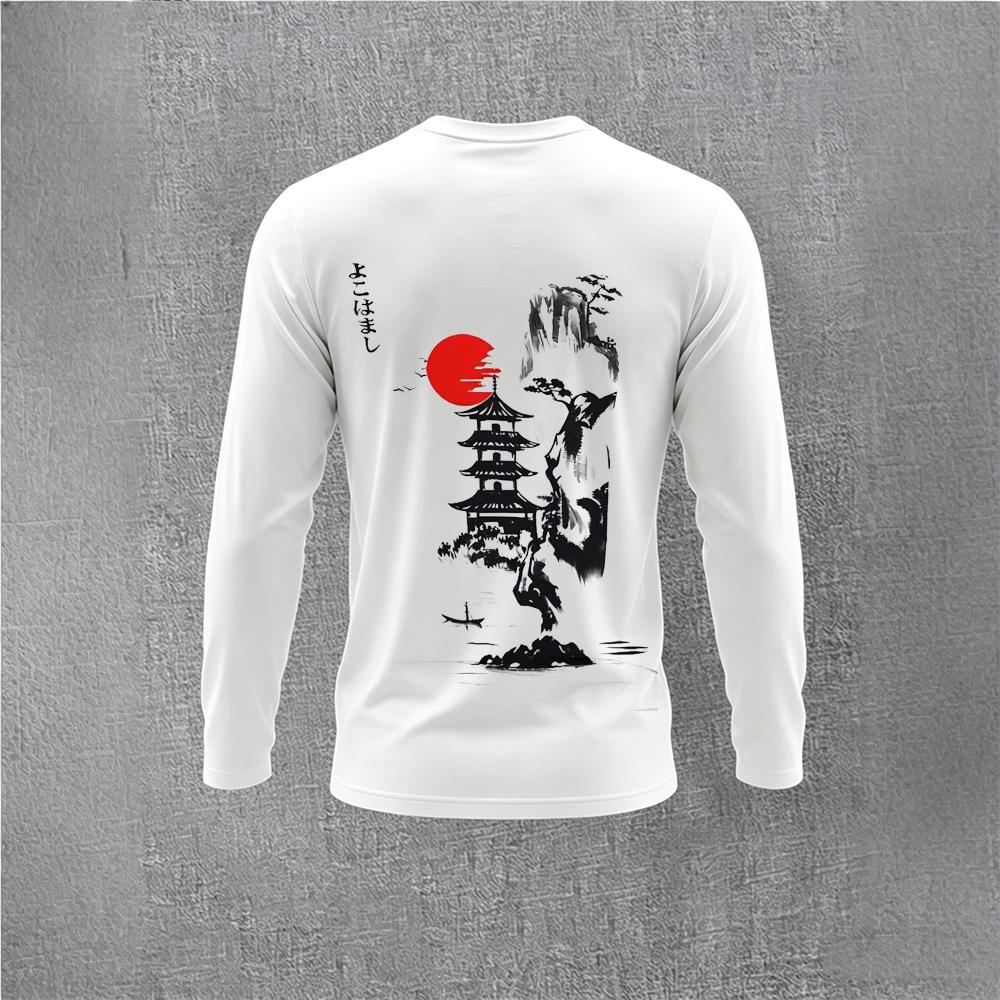 Chinese Style Ink Plum Blossom - Men'S Tops Fashion avis et prix