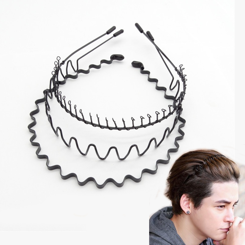 Fashion Black Metal Waved Spor - Men Fashion Hair Style avis et prix