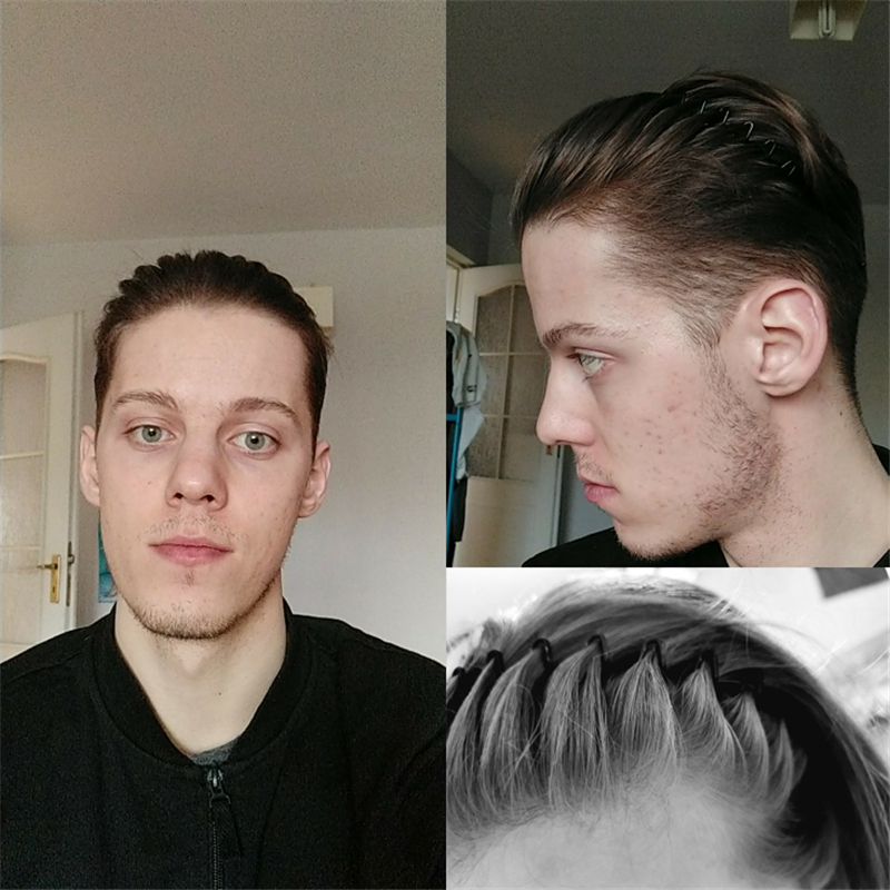 Fashion Black Metal Waved Spor - Men Fashion Hair Style avis et prix