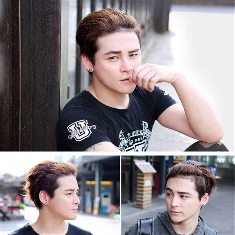 Fashion Black Metal Waved Spor - Men Fashion Hair Style avis et prix