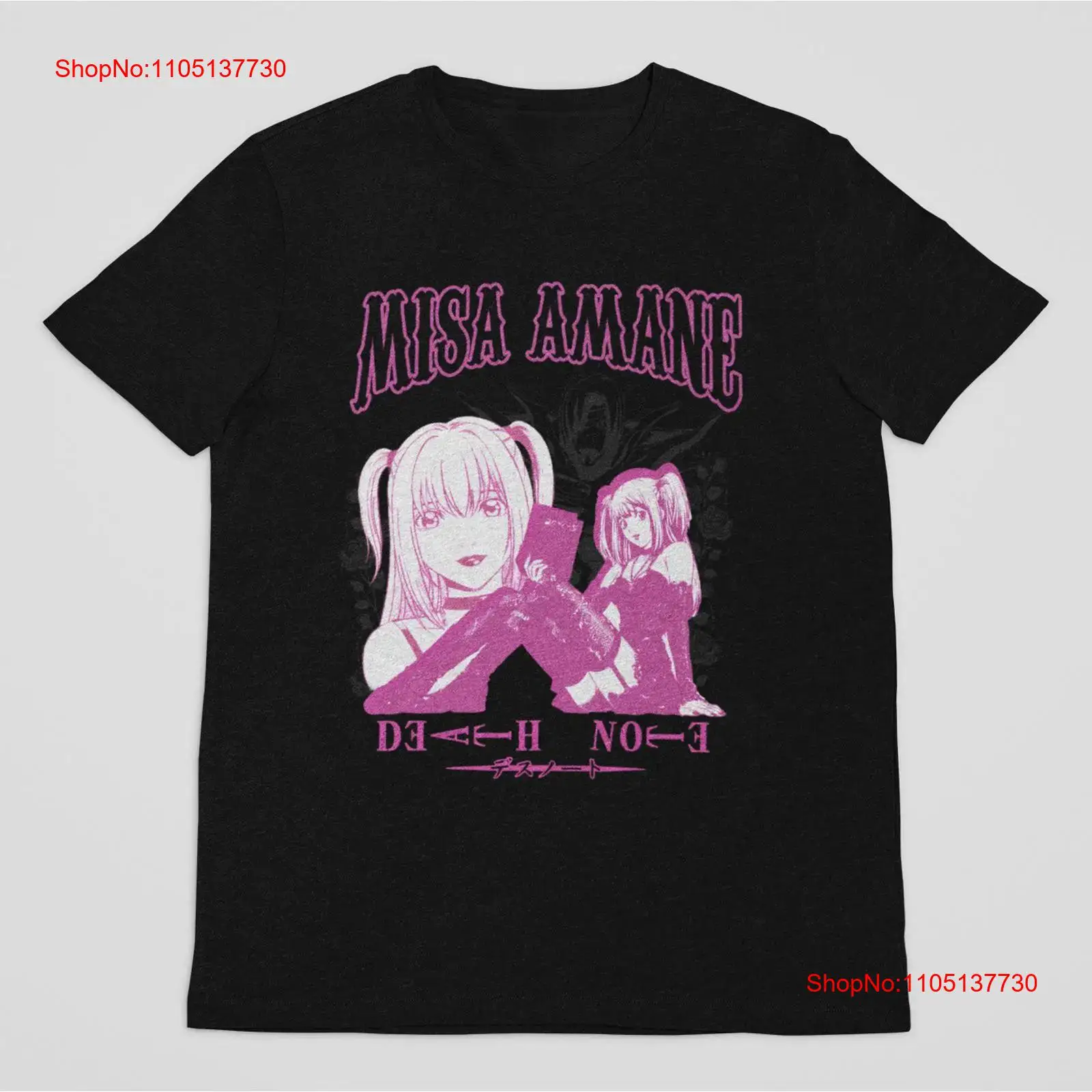 Vintage Anime Shinigami Black  - Men'S Fashion Pink Shirt avis et prix
