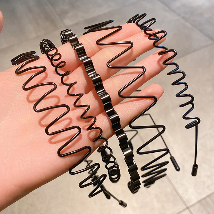 2-5Pcs Wavy Hairband Spring Ha - Men Fashion Hair Style avis et prix