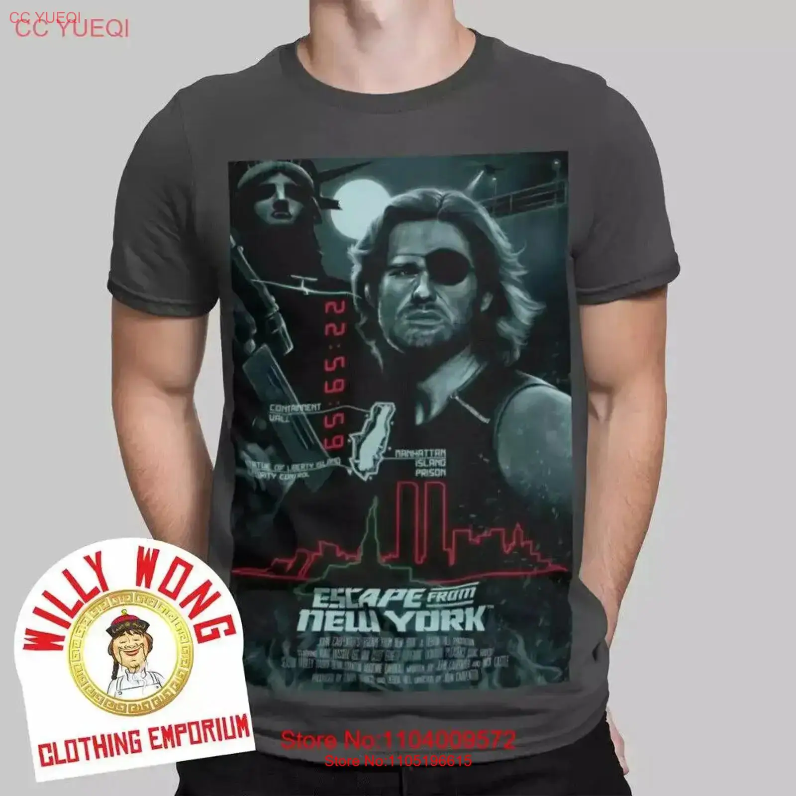 Escape From New York T Shirt R - Mens Fashion In The 80S avis et prix