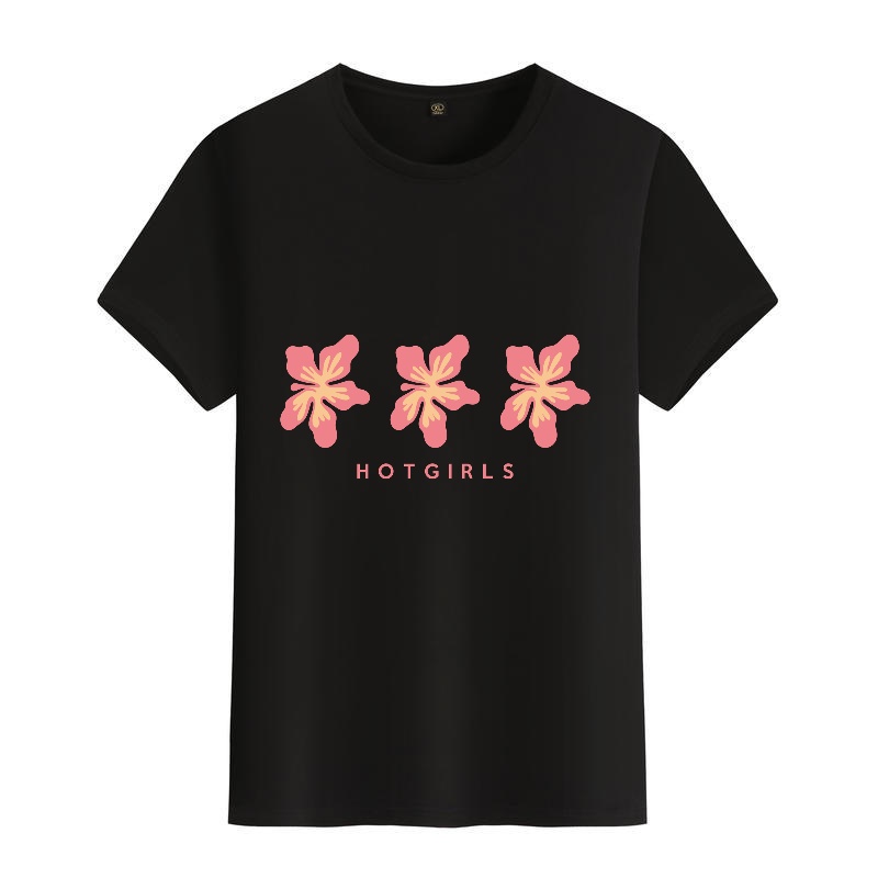 Men's Black Round-Neck Short-S - Men'S Fashion Pink Shirt avis et prix