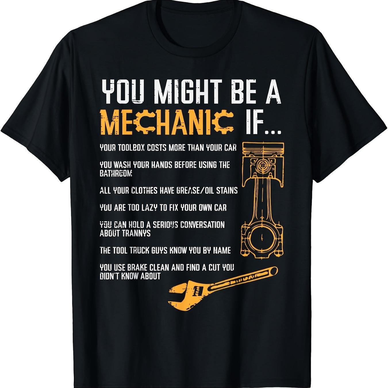 You Might Be A Mechanic If Fun - Men'S Fashion Garage avis et prix