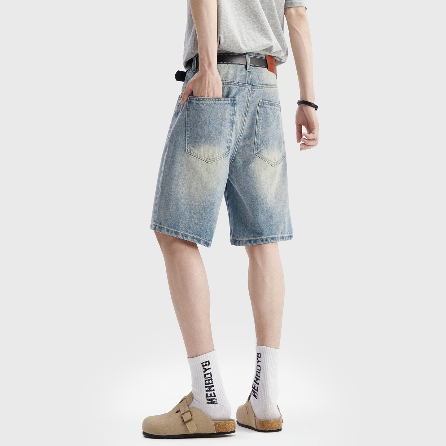 Vintage Washed Denim Shorts Me - Men'S Fashion Jeans avis et prix