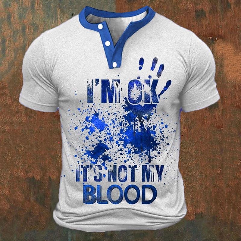 Funny 3D Letter Print Men's He - Mens Fashion Trend avis et prix