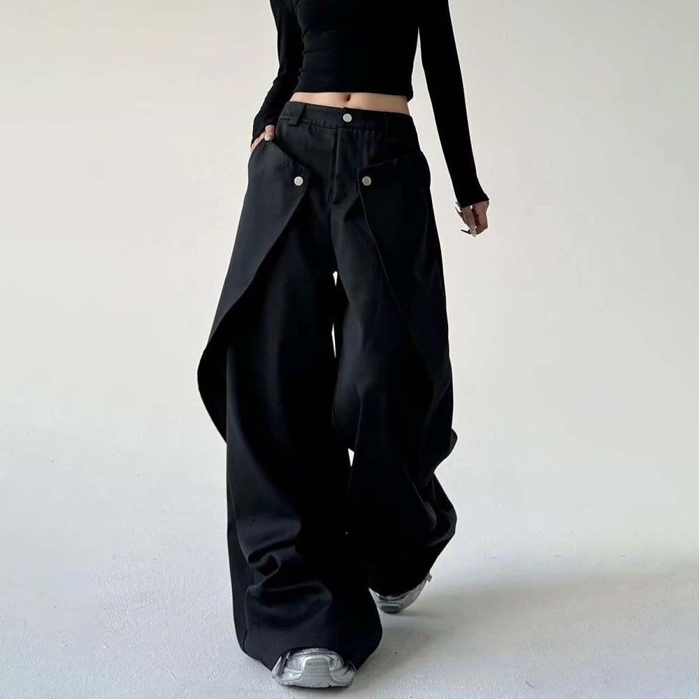Mens Trousers Stitching Double - Men'S Fashion Pants 2025 avis et prix