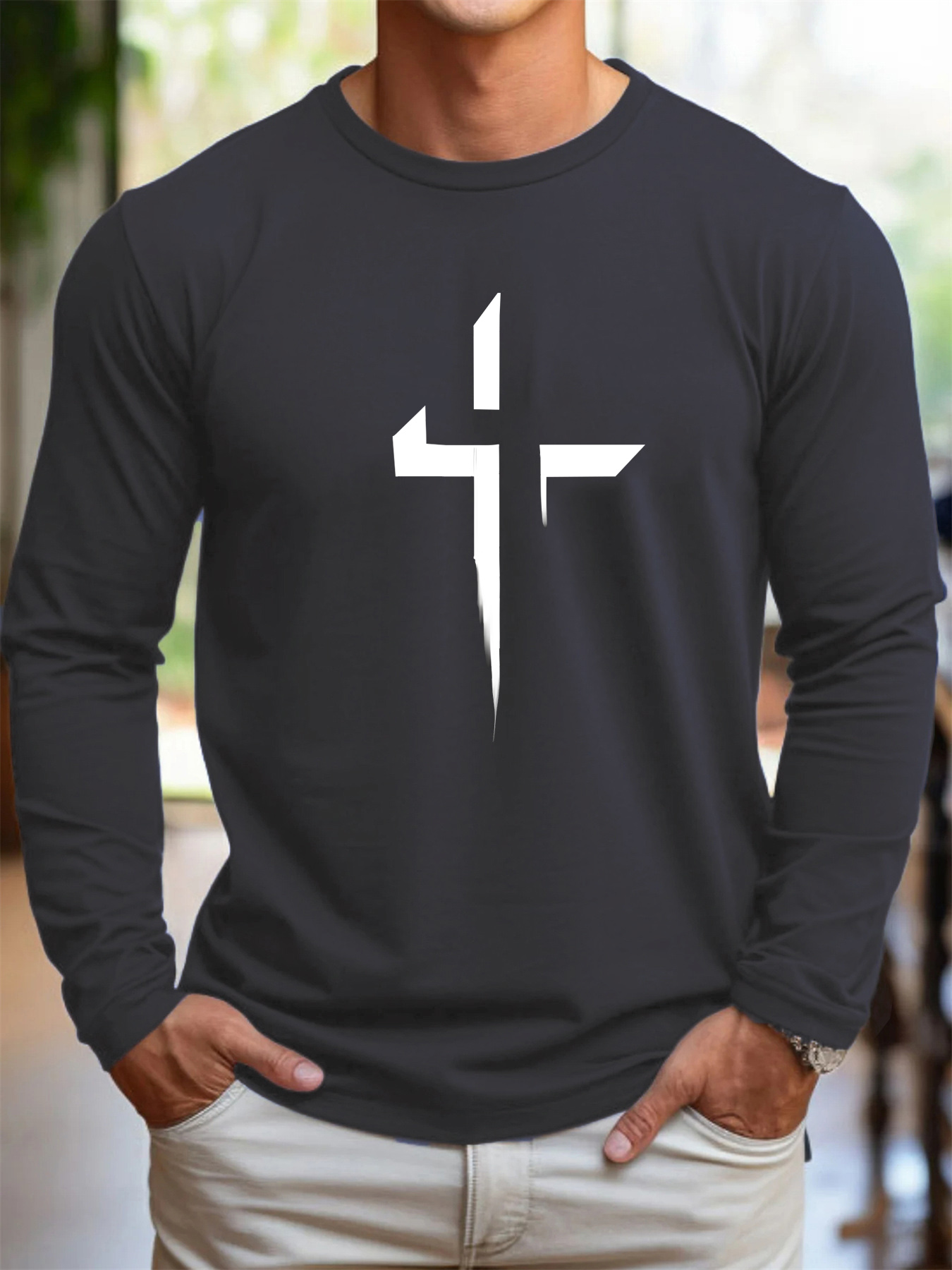 100% pure cotton men's long sl - Men'S Fashion Trends avis et prix