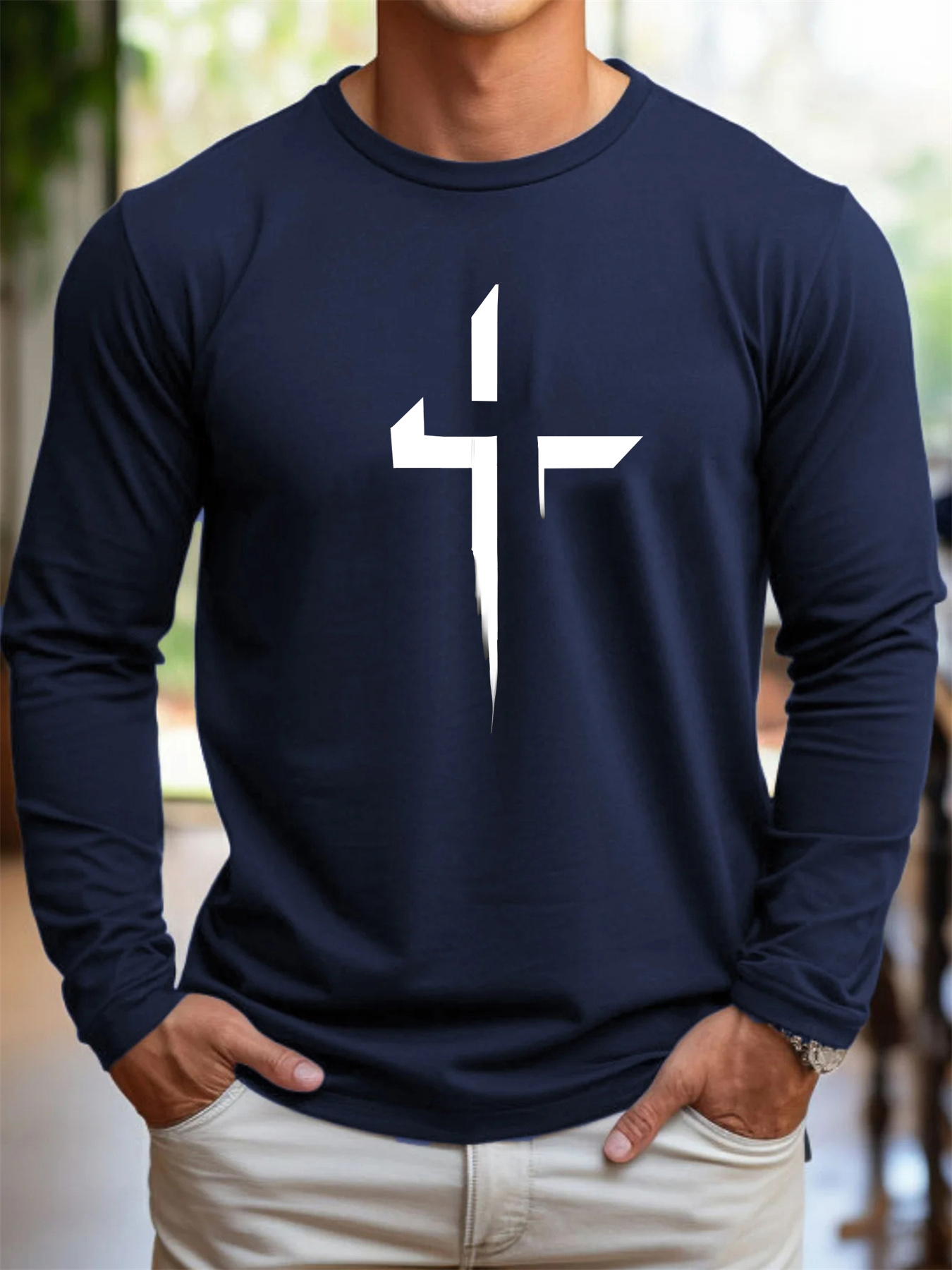 100% pure cotton men's long sl - Men'S Fashion Trends avis et prix